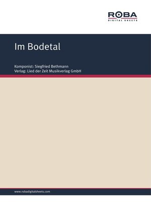 cover image of Im Bodetal
